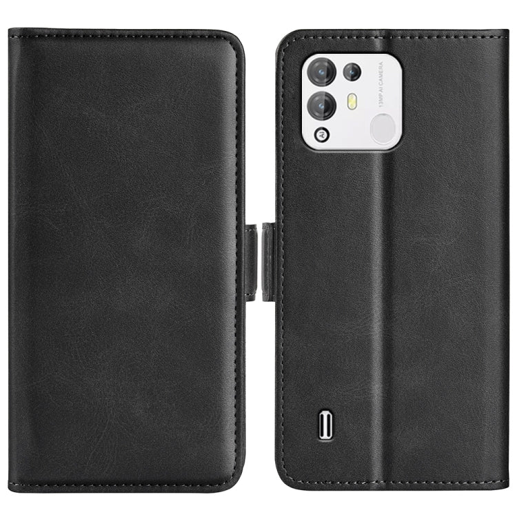 For Blackview A55 Pro Dual-side Magnetic Buckle Leather Phone Case(Black) - More Brand by PMC Jewellery | Online Shopping South Africa | PMC Jewellery