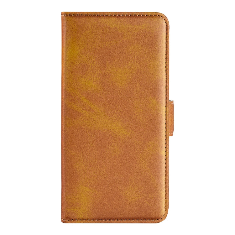 For Blackview A55 Pro Dual-side Magnetic Buckle Leather Phone Case(Yellow) - More Brand by PMC TechLife | Online Shopping South Africa | PMC TechLife | Buy Now Pay Later Mobicred