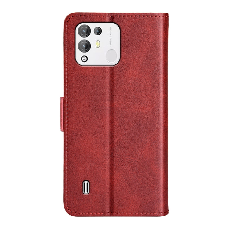For Blackview A55 Pro Dual-side Magnetic Buckle Leather Phone Case(Red) - More Brand by PMC TechLife | Online Shopping South Africa | PMC TechLife | Buy Now Pay Later Mobicred