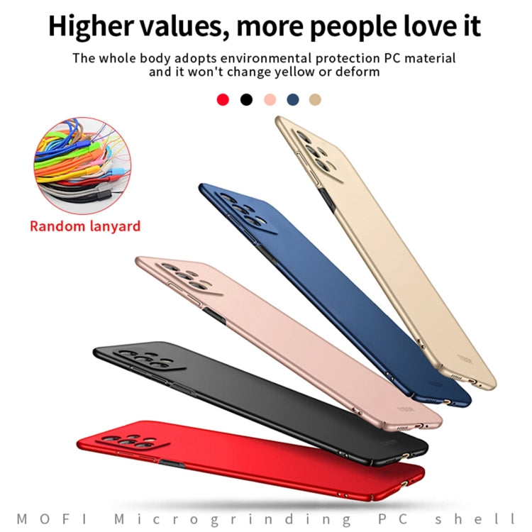 For Samsung Galaxy A73 5G MOFI Frosted PC Ultra-thin Hard Phone Case(Black) - free shipping - PMC TechLife - Order now!