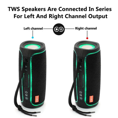 T&G TG288 TWS Portable LED Light Bluetooth Speaker(Gray) - Desktop Speaker by T&G | Online Shopping South Africa | PMC Jewellery | Buy Now Pay Later Mobicred