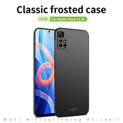 For Redmi Note 11 5G / Note11S 5G / Poco M4 Pro 5G MOFI Frosted PC Ultra-thin Hard  Phone Case(Blue) - Xiaomi Cases by MOFI | Online Shopping South Africa | PMC Jewellery