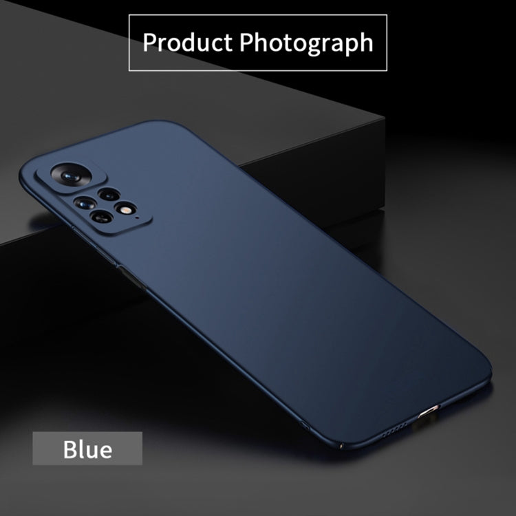 For Xiaomi Redmi Note 11 Global MOFI Frosted PC Ultra-thin Hard  Phone Case(Blue) - Xiaomi Cases by MOFI | Online Shopping South Africa | PMC TechLife