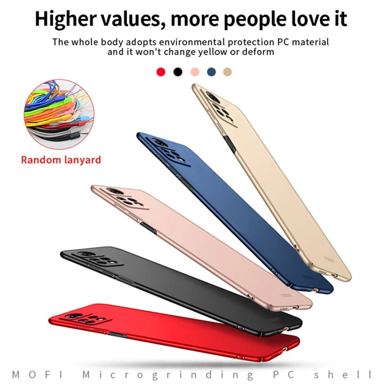 For Xiaomi Redmi Note 11 Global MOFI Frosted PC Ultra-thin Hard  Phone Case(Blue) - Xiaomi Cases by MOFI | Online Shopping South Africa | PMC TechLife