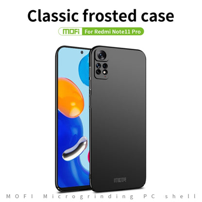 For Xiaomi Redmi Note 11 Pro Global MOFI Frosted PC Ultra-thin Hard  Phone Case(Red) - Xiaomi Cases by MOFI | Online Shopping South Africa | PMC Jewellery