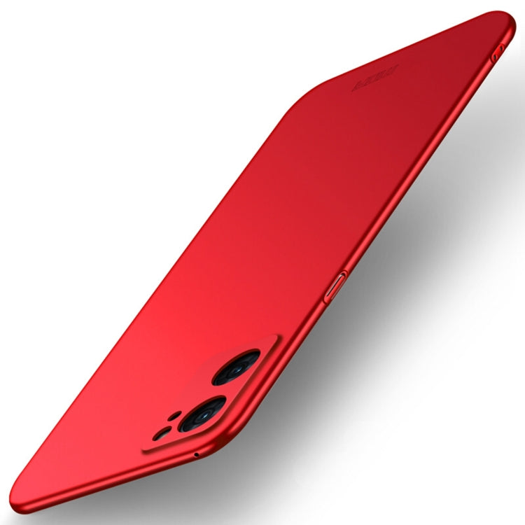 For OPPO Reno7 4G / F21 Pro 4G MOFI Frosted PC Ultra-thin Hard Case(Red) - OPPO Cases by MOFI | Online Shopping South Africa | PMC TechLife | Buy Now Pay Later Mobicred