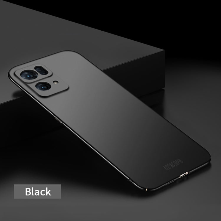 For OPPO Reno7 Pro MOFI Frosted PC Ultra-thin Hard Case(Black) - OPPO Cases by MOFI | Online Shopping South Africa | PMC Jewellery