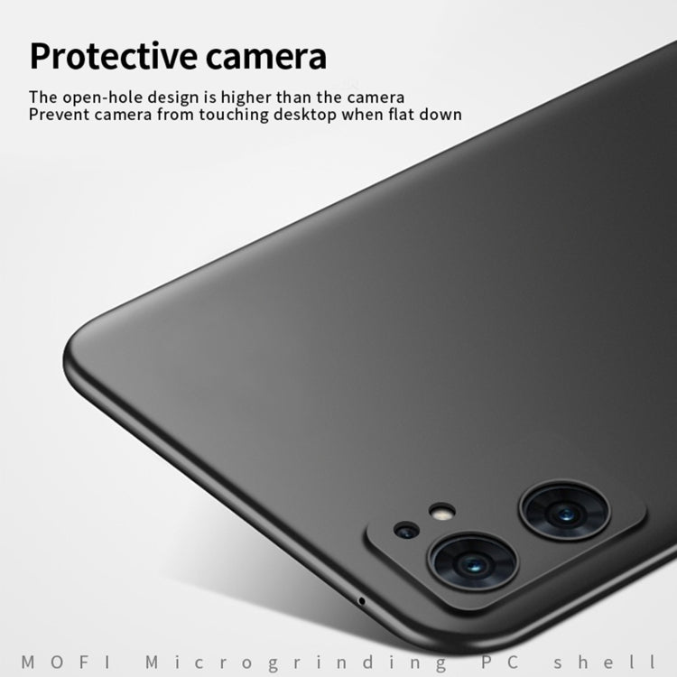 For OPPO Find X5 MOFI Frosted PC Ultra-thin Hard Case(Black) - free shipping - PMC TechLife - Order now!