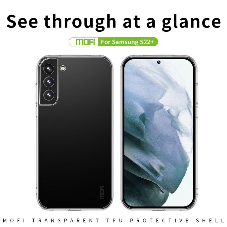 For Samsung Galaxy S22+ 5G MOFI Ming Series Ultra-thin TPU Phone Case(Transparent) - Galaxy S22+ 5G Cases by MOFI | Online Shopping South Africa | PMC Jewellery