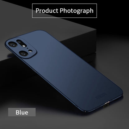 For OPPO Find X5 Pro MOFI Frosted PC Ultra-thin Hard Case(Blue) -  by MOFI | Online Shopping South Africa | PMC Jewellery