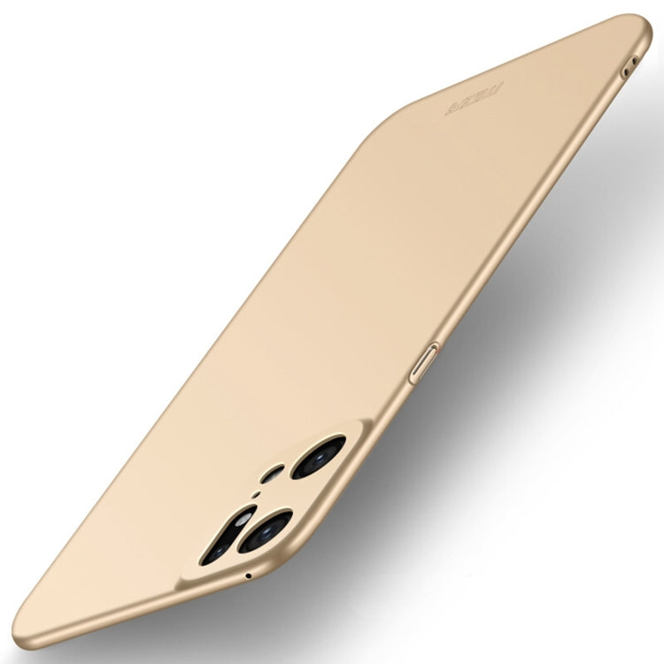 For OPPO Find X5 Pro MOFI Frosted PC Ultra-thin Hard Case(Gold) -  by MOFI | Online Shopping South Africa | PMC Jewellery