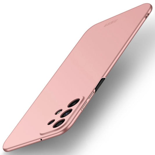 For Samsung Galaxy A23 4G MOFI Frosted PC Ultra-thin Hard Case(Rose gold) - Galaxy Phone Cases by MOFI | Online Shopping South Africa | PMC Jewellery