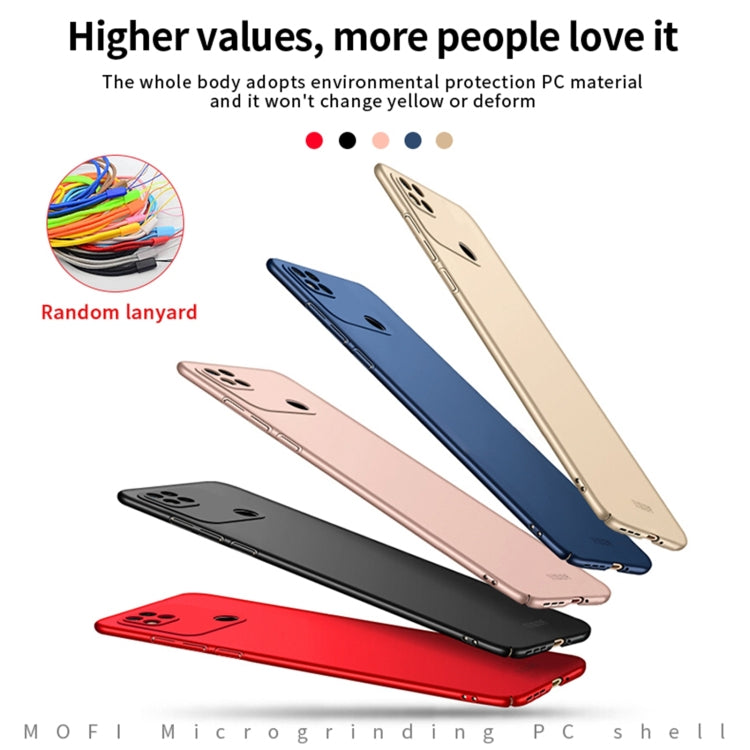 For Xiaomi Redmi 10A MOFI Frosted PC Ultra-thin Hard Case(Rose Gold) - Xiaomi Cases by MOFI | Online Shopping South Africa | PMC TechLife