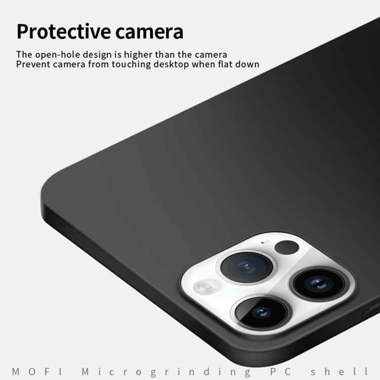 For iPhone 14 Pro MOFI Frosted PC Ultra-thin Hard Case (Blue) - iPhone 14 Pro Cases by MOFI | Online Shopping South Africa | PMC TechLife