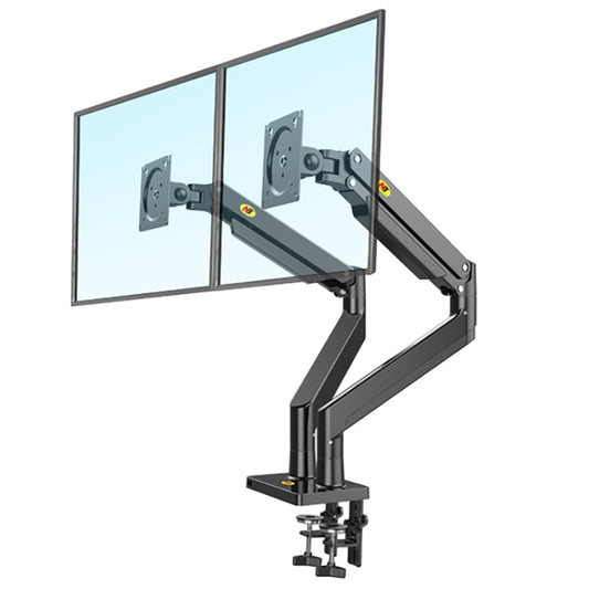 NORTH BAYOU NB G32 Aluminum Alloy Dual Monitor Mount Gas Spring Arm Full Motion Holder for 22- 32 inch LCD LED - TV Brackets & Mounts by PMC Jewellery | Online Shopping South Africa | PMC Jewellery | Buy Now Pay Later Mobicred