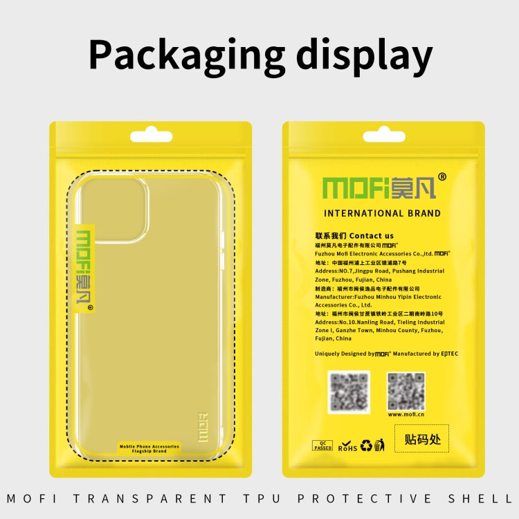 For iPhone 14 Pro MOFI Ming Series Ultra-thin TPU Phone Case(Transparent) - free shipping - PMC TechLife - Order now!