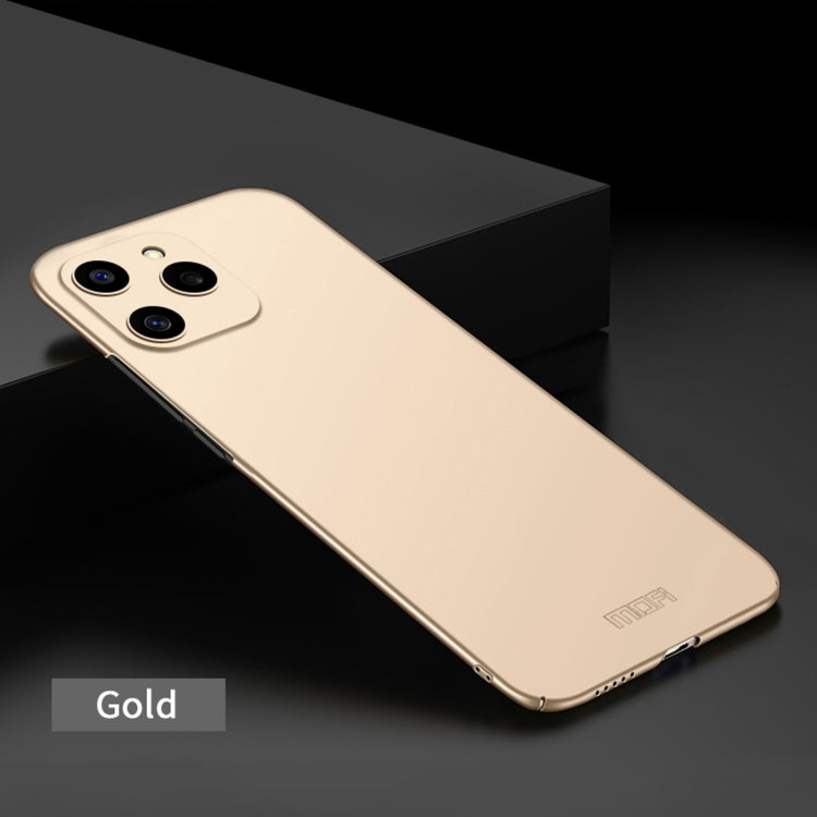 For Honor 60 SE MOFI Frosted PC Ultra-thin Hard Case(Gold) - Honor Cases by MOFI | Online Shopping South Africa | PMC TechLife