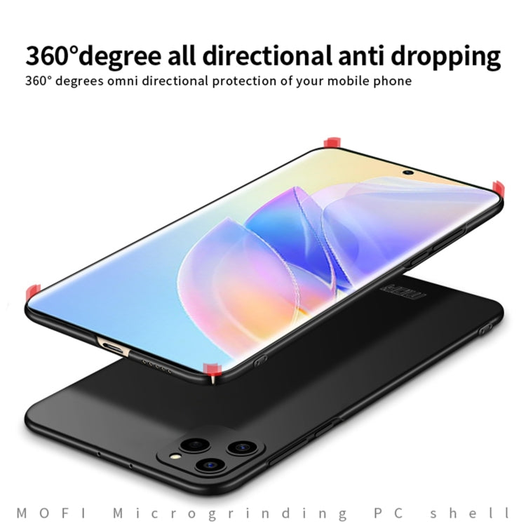 For Honor 60 SE MOFI Frosted PC Ultra-thin Hard Case(Gold) - Honor Cases by MOFI | Online Shopping South Africa | PMC TechLife