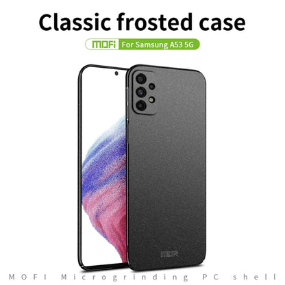 For Samsung Galaxy A53 5G MOFI Fandun Series Frosted PC Ultra-thin All-inclusive Phone Case(Green) - Galaxy Phone Cases by MOFI | Online Shopping South Africa | PMC Jewellery