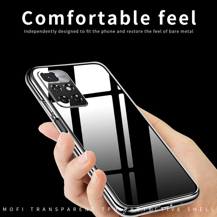 For Xiaomi Redmi 10 Prime 2022 MOFI Ming Series Ultra-thin TPU Phone Case(Transparent) - Xiaomi Cases by MOFI | Online Shopping South Africa | PMC Jewellery