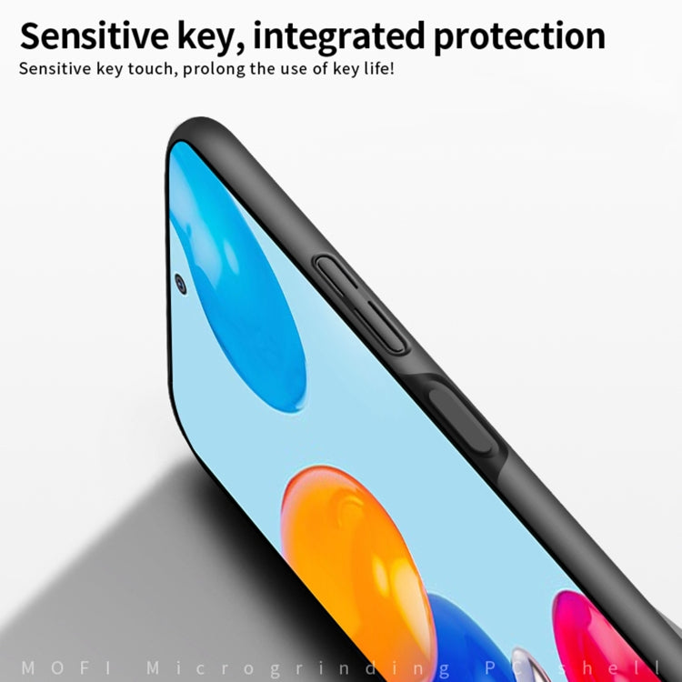 For Xiaomi Redmi Note 11E Pro MOFI Frosted PC Ultra-thin Hard Case(Black) - Xiaomi Cases by MOFI | Online Shopping South Africa | PMC TechLife | Buy Now Pay Later Mobicred