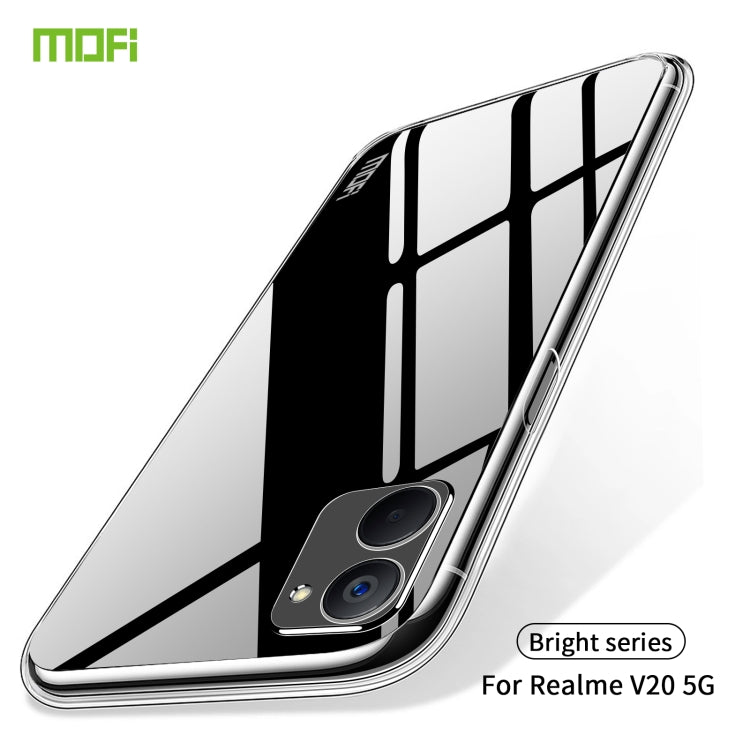 For Realme V20 5G MOFI Ming Series Ultra-thin TPU Phone Case(Transparent) - Realme Cases by MOFI | Online Shopping South Africa | PMC Jewellery