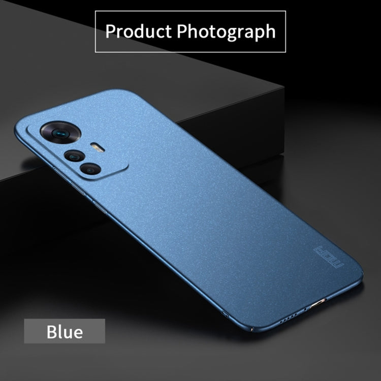 For Xiaomi 12T / 12T Pro / Redmi K50 Ultra MOFI Frosted PC Ultra-thin Hard Phone Case(Blue) - Xiaomi Cases by MOFI | Online Shopping South Africa | PMC Jewellery