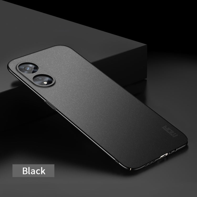 For OPPO A97 5G MOFI Frosted PC Ultra-thin Hard Phone Case(Black) - OPPO Cases by MOFI | Online Shopping South Africa | PMC Jewellery