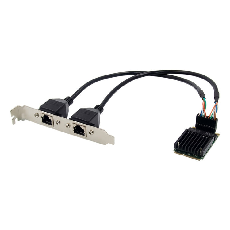 ST7251 MiniPCIE I350 Dual RJ45 Ports Server NIC 82583V - USB Network Adapter by PMC Jewellery | Online Shopping South Africa | PMC Jewellery | Buy Now Pay Later Mobicred