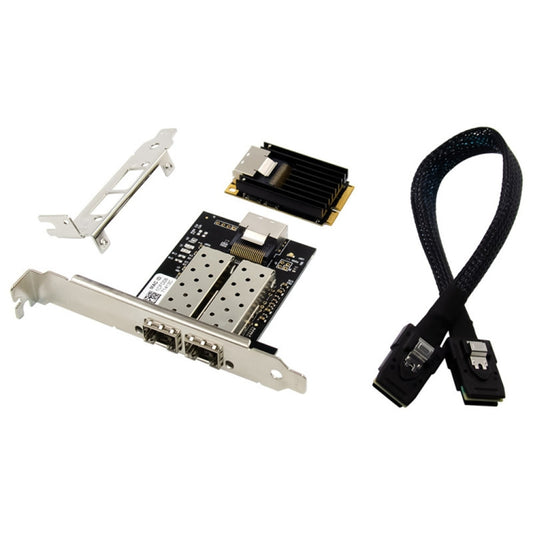 ST7243 MiniPCI-E Dual Interface Fiber Gigabit Fiber Optic SFP Server Network Card - USB Network Adapter by PMC Jewellery | Online Shopping South Africa | PMC Jewellery | Buy Now Pay Later Mobicred