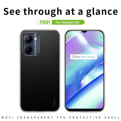 For Realme C33 / C30S MOFI Ming Series Ultra-thin TPU Phone Case(Transparent) - Realme Cases by MOFI | Online Shopping South Africa | PMC Jewellery