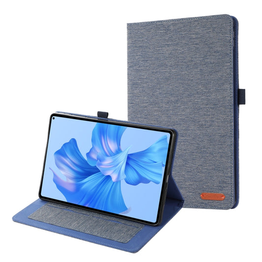 For Huawei MatePad Pro 11 2022  Fabric Leather Tablet Case(Blue) - Huawei by PMC Jewellery | Online Shopping South Africa | PMC Jewellery | Buy Now Pay Later Mobicred