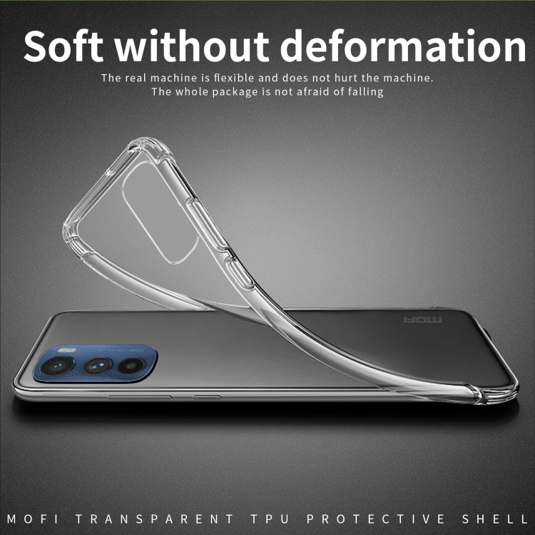 For Motorola Moto Edge 30 MOFI Ming Series Ultra-thin TPU Phone Case(Transparent) - Motorola Cases by MOFI | Online Shopping South Africa | PMC Jewellery