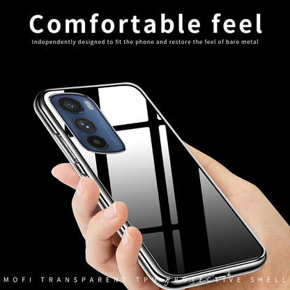 For Motorola Moto Edge 30 MOFI Ming Series Ultra-thin TPU Phone Case(Transparent) - Motorola Cases by MOFI | Online Shopping South Africa | PMC Jewellery