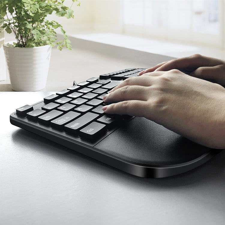 390B Ergonomic Compact Size Gaming Keyboard - Wired Keyboard by PMC Jewellery | Online Shopping South Africa | PMC Jewellery | Buy Now Pay Later Mobicred