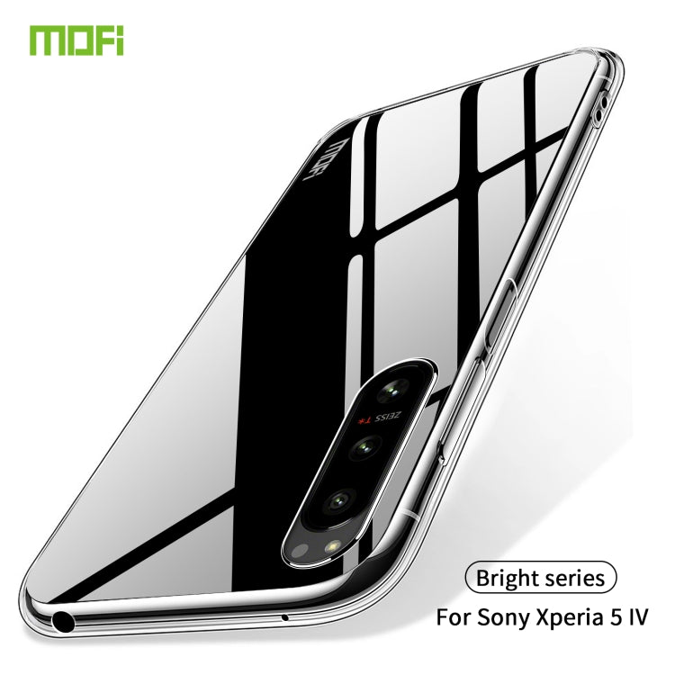 For Sony Xperia 5 IV MOFI Ming Series Ultra-thin TPU Phone Case(Transparent) - Sony Cases by MOFI | Online Shopping South Africa | PMC Jewellery