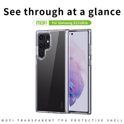 For Samsung Galaxy S23 Ultra MOFI Ming Series Ultra-thin TPU Phone Case(Transparent) - Galaxy S23 Ultra 5G Cases by MOFI | Online Shopping South Africa | PMC Jewellery