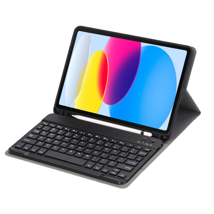 For iPad 10th Gen 10.9 2022 Case Ultra Slim Detachable Wireless Bluetooth Tablet Keyboard Leather Cover with Pencil Holder - Universal by PMC Jewellery | Online Shopping South Africa | PMC Jewellery