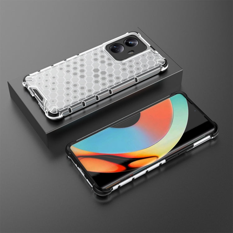 For Realme 10 Pro 5G Honeycomb Phone Case(White) - Realme Cases by PMC TechLife | Online Shopping South Africa | PMC TechLife | Buy Now Pay Later Mobicred