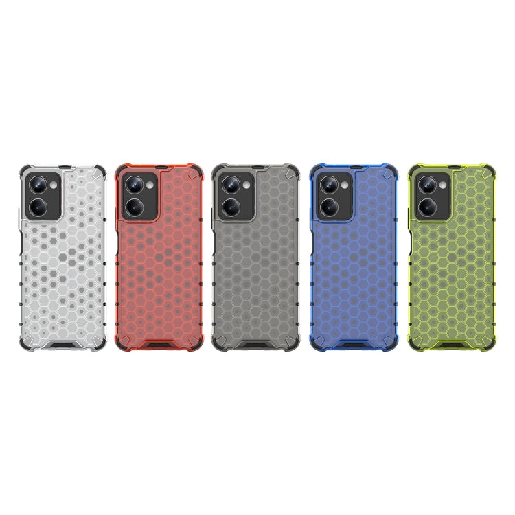 For Realme 10 Pro 5G Honeycomb Phone Case(White) - Realme Cases by PMC TechLife | Online Shopping South Africa | PMC TechLife | Buy Now Pay Later Mobicred