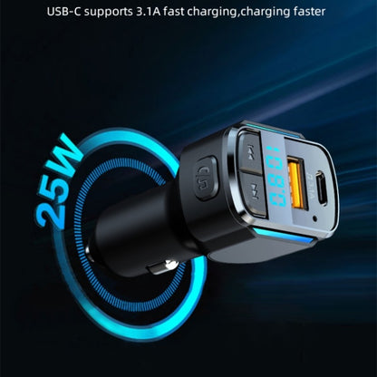 C34 Car Bluetooth 5.0 Charger FM Transmitter Cigarette lighter MP3 Music Player - Bluetooth Car Kits by PMC Jewellery | Online Shopping South Africa | PMC Jewellery | Buy Now Pay Later Mobicred