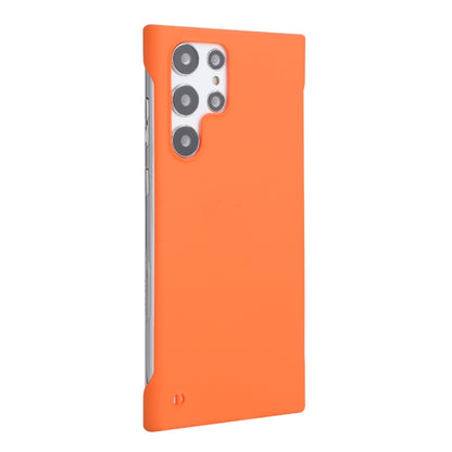 For Samsung Galaxy S23 Ultra 5G ENKAY Matte Frameless Hard PC Case(Orange) - Galaxy S23 Ultra 5G Cases by ENKAY | Online Shopping South Africa | PMC Jewellery | Buy Now Pay Later Mobicred