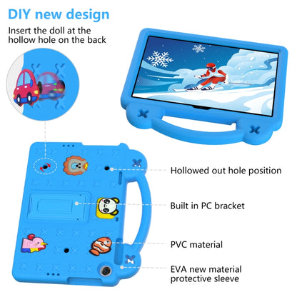 For Lenovo Tab M10 3rd Gen TB328FU / TB328XU 2022 10.1 Handle Kickstand Children EVA Shockproof Tablet Case(Sky Blue) - Lenovo by PMC Jewellery | Online Shopping South Africa | PMC Jewellery