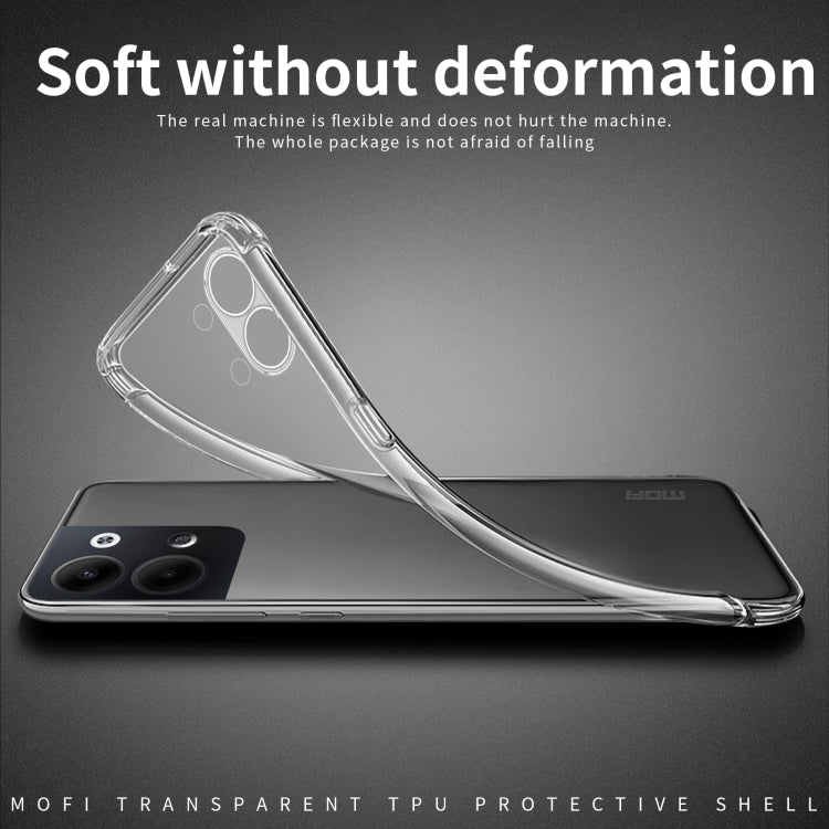 For OPPO Reno9 / Reno9 Pro 5G MOFI Ming Series Ultra-thin TPU Phone Case(Transparent) - OPPO Cases by MOFI | Online Shopping South Africa | PMC Jewellery