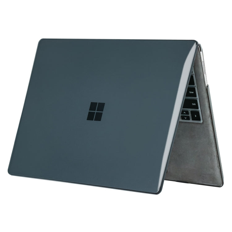 For Microsoft Surface Laptop 2/3/4/5 13.5 Cloth 1769/1867/1958/1950 ENKAY Hat-Prince Shockproof Crystal Hard Case(Black) - Microsoft by ENKAY | Online Shopping South Africa | PMC Jewellery | Buy Now Pay Later Mobicred