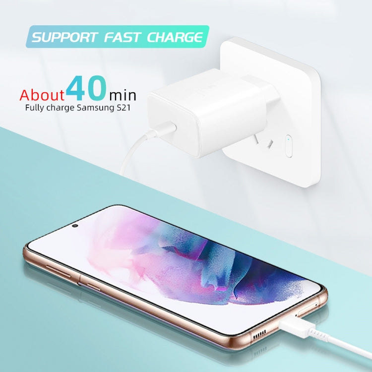 M135 45W USB-C / Type-C Port Fast Charger with 5A Type-C to Type-C Cable, EU Plug(Black) - USB Charger by PMC TechLife | Online Shopping South Africa | PMC TechLife | Buy Now Pay Later Mobicred