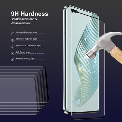 For Honor Magic5 Pro 5pcs ENKAY 3D Hot Bending Edge Glue Tempered Glass Full Film with Lens Film - Honor Tempered Glass by ENKAY | Online Shopping South Africa | PMC Jewellery | Buy Now Pay Later Mobicred