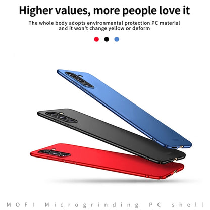 For Samsung Galaxy S25 5G MOFI Frosted PC Ultra-thin Hard Phone Case(Red) - Galaxy S25 5G Cases by MOFI | Online Shopping South Africa | PMC Jewellery | Buy Now Pay Later Mobicred