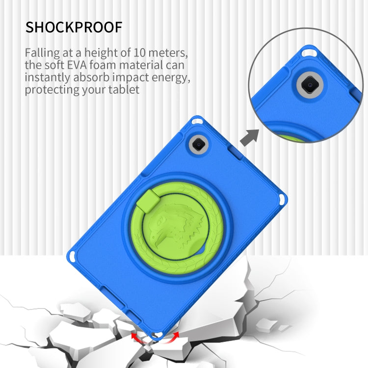 For Samsung Galaxy Tab A9 8.7 X110/X115 EVA Hybrid PC Shockproof Tablet Case with Frame(Blue) - free shipping - PMC TechLife - Order now!