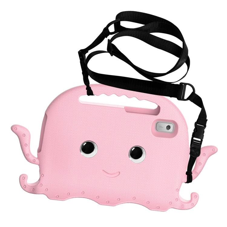 For Lenovo Tab M9 2023 Octopus Style EVA Hybrid PC Shockproof Tablet Case with Strap(Pink) - Lenovo by PMC TechLife | Online Shopping South Africa | PMC TechLife | Buy Now Pay Later Mobicred